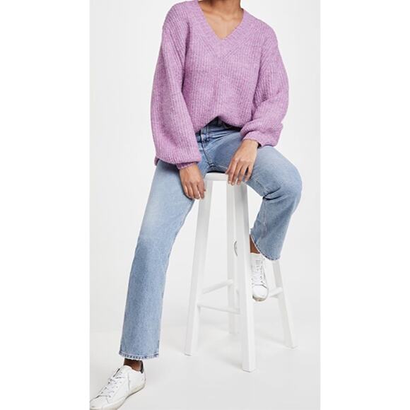 NEW Rebecca Minkoff lilac wool sweater - Picture 2 of 10